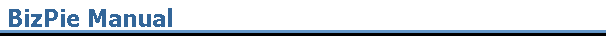 BizPie Manual